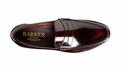 Newington - Burgundy Hi-Shine | Barker Shoes