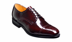 Perth - Burgundy Hi-Shine Derby Shoe | Barker Shoes