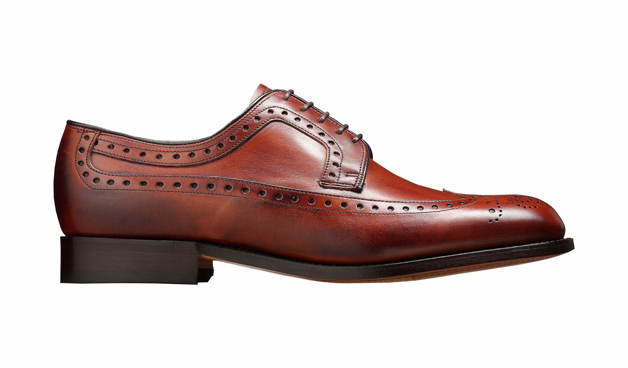 Portrush - Walnut Calf Wingtip Derby | Barker Shoes