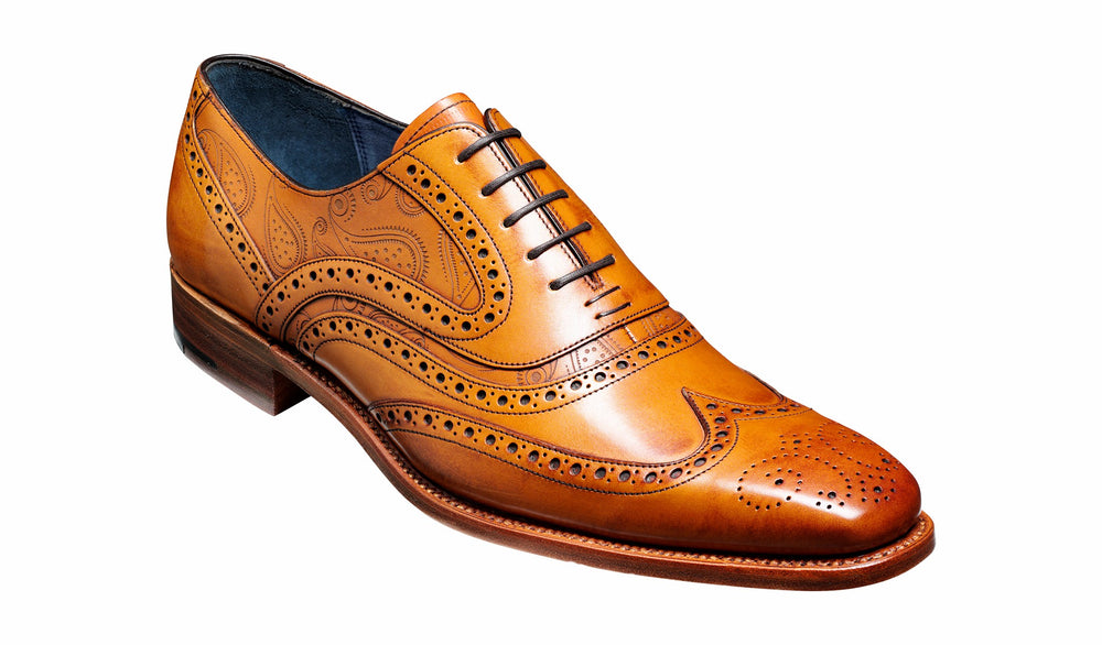 McClean - Cedar Calf / Paisley Laser | Barker Shoes