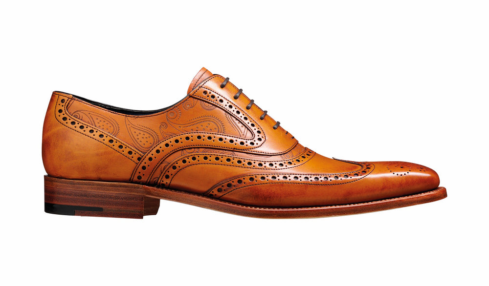 McClean - Cedar Calf / Paisley Laser | Barker Shoes