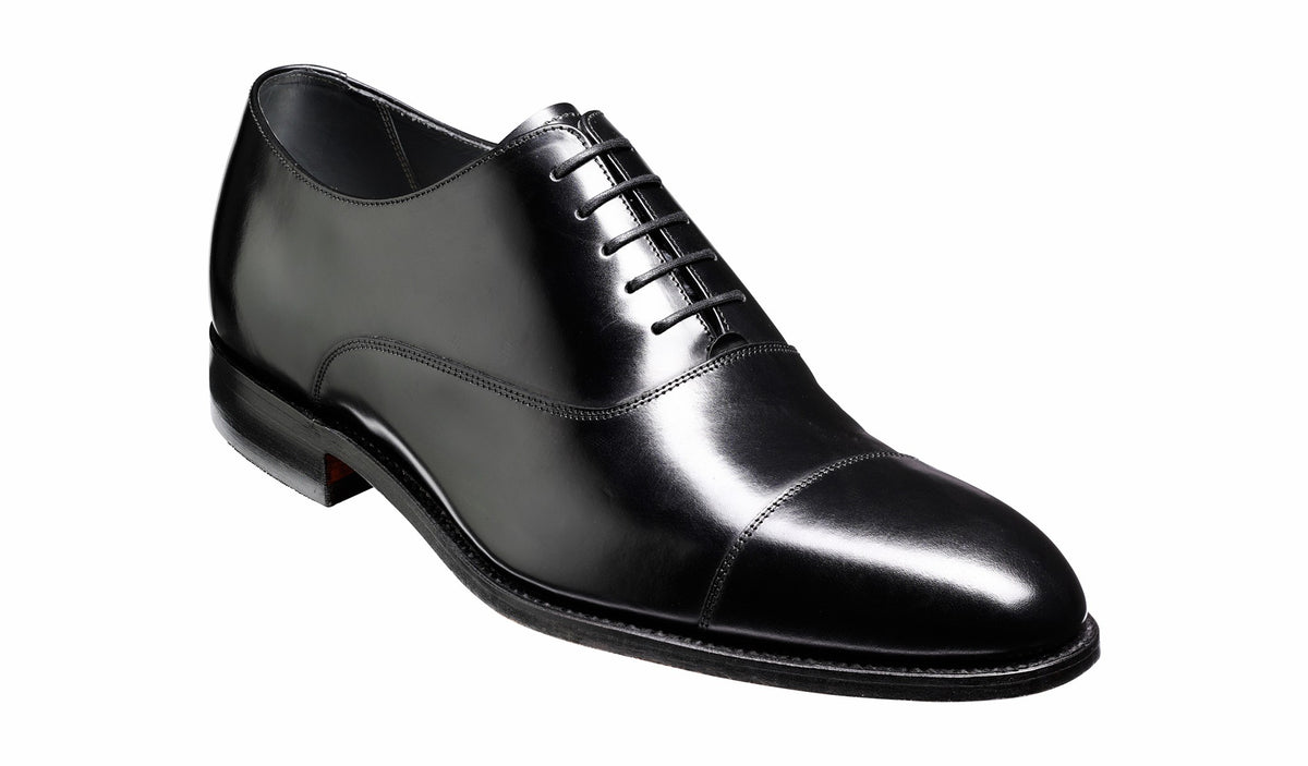 Winsford - Black Hi-Shine Oxford | Barker Shoes