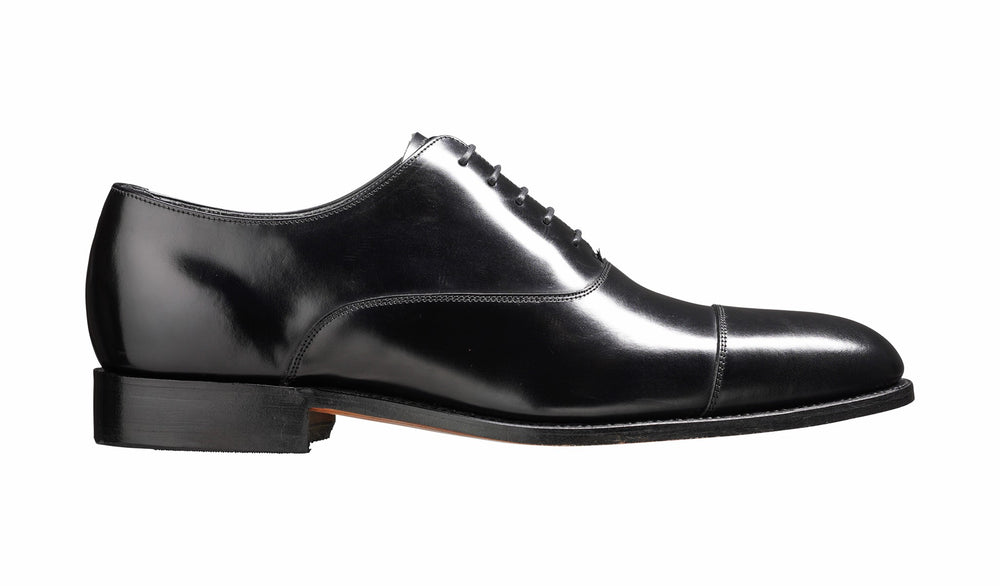 Winsford - Black Hi-Shine Oxford | Barker Shoes