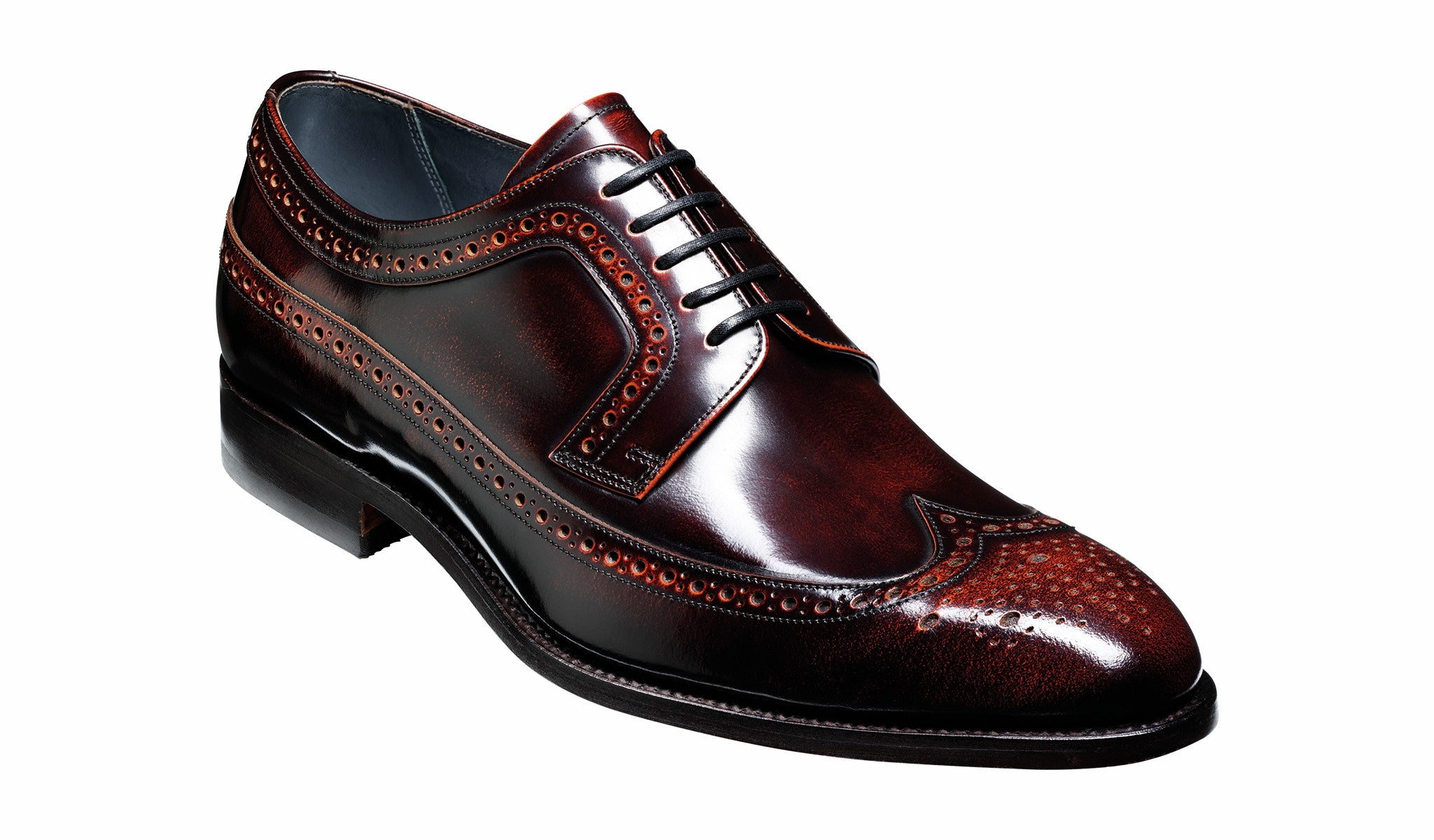 Woodbridge - Brandy Hi-Shine Derby | Barker Shoes