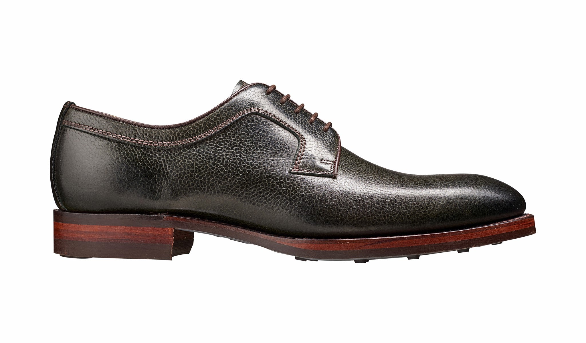 Skye - Olive Green Grain Derby | Barker Shoes