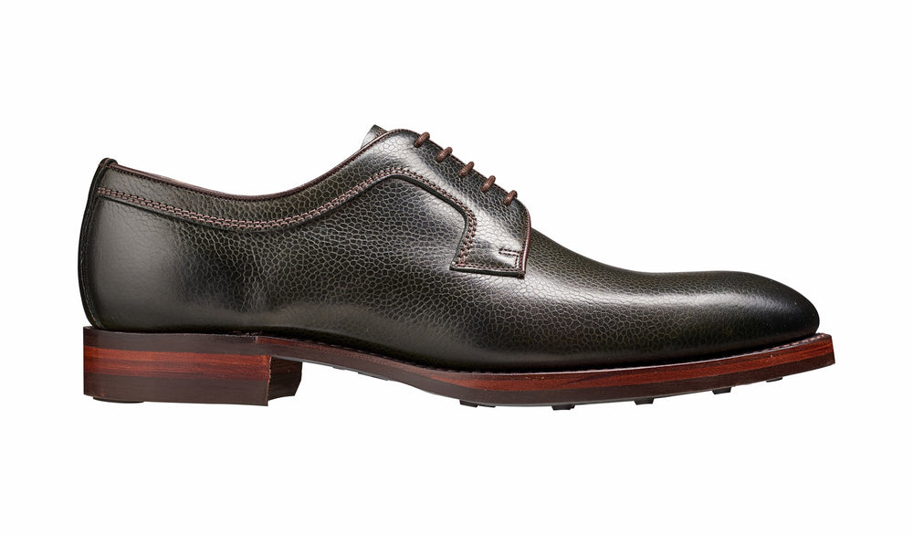 Skye - Olive Green Grain Derby | Barker Shoes