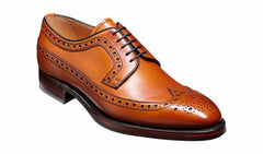 Calvay - Cedar Grain Mens Longwing Brogue Shoe | Barker Shoes