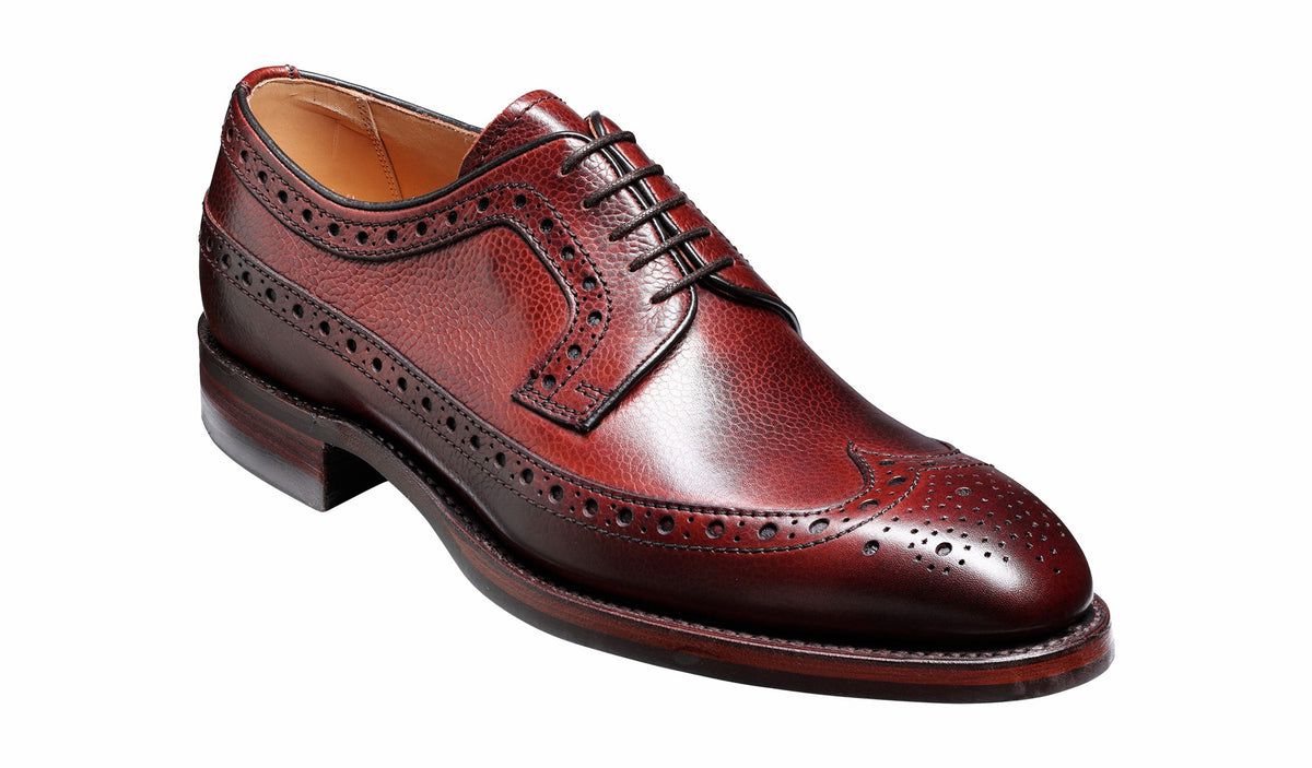 Calvay - Cherry Grain Longwing Brogue | Barker Shoes