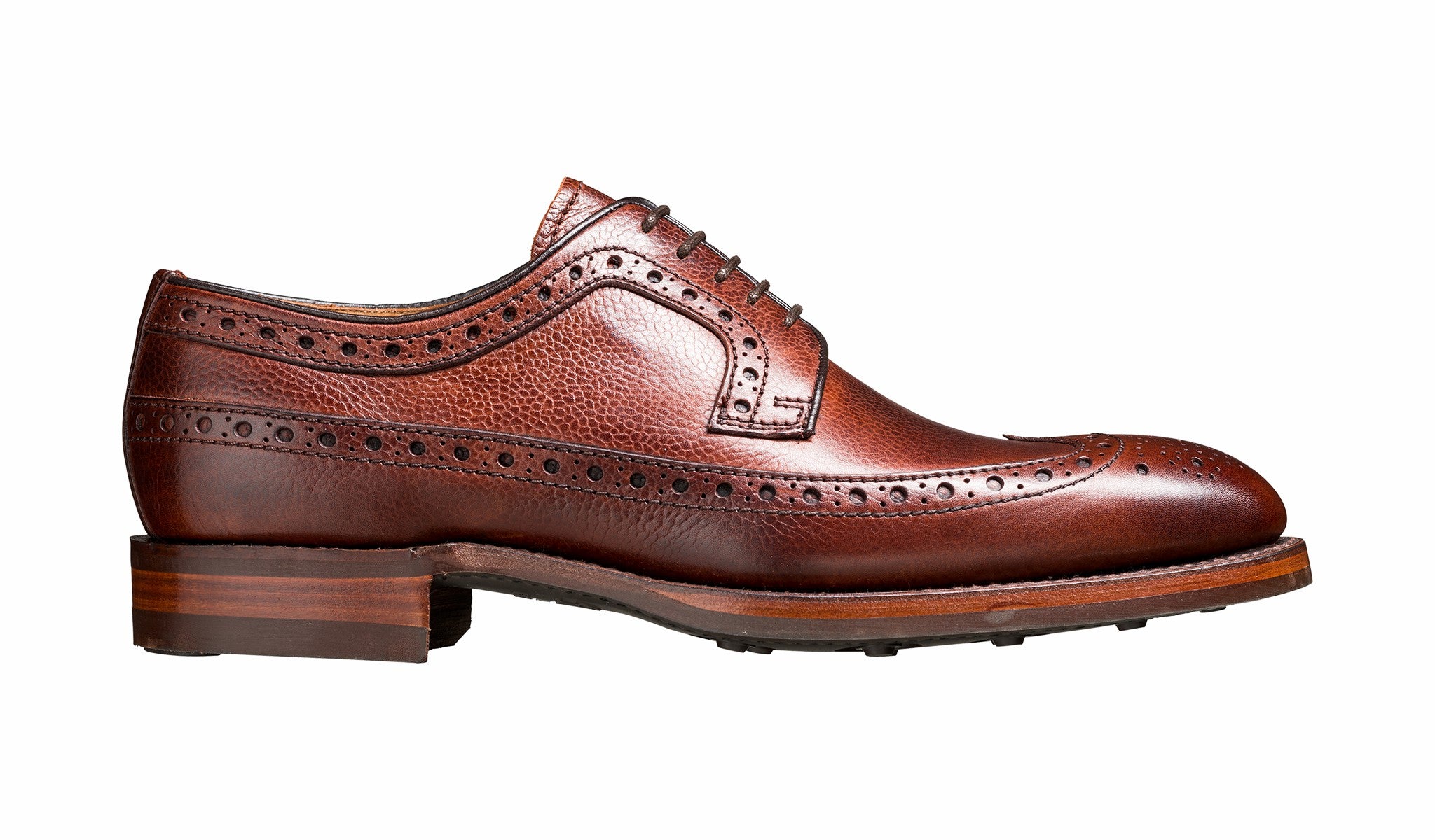 Calvay - Cherry Grain Longwing Brogue | Barker Shoes