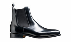 Bedale - Black Hi-Shine Chelsea Boot | Barker Shoes