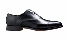 Duxford - Black Calf - Toe Cap Oxford Shoe | Barker Shoes