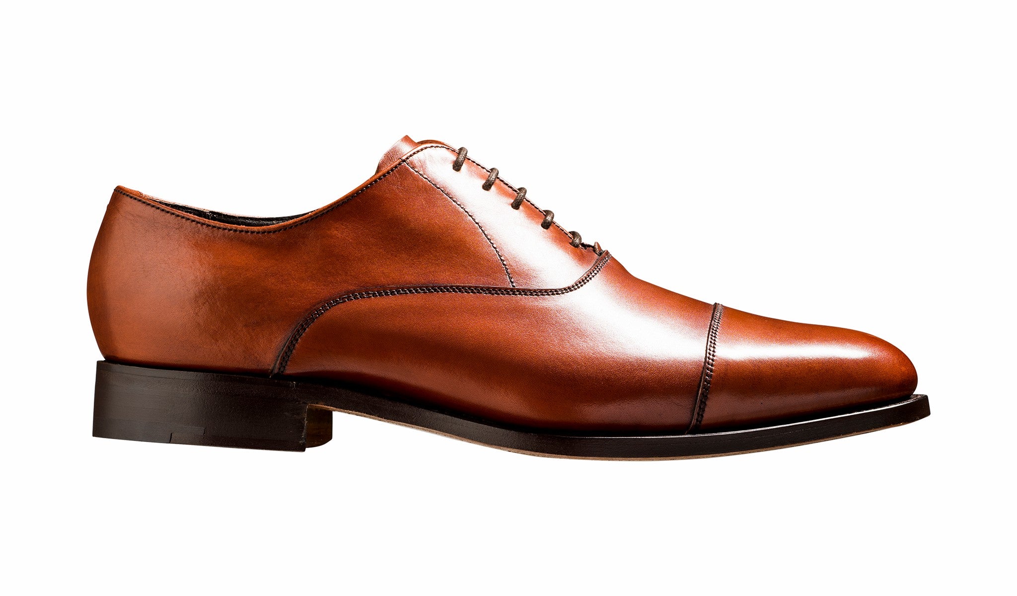 Duxford - Rosewood Calf - Toe Cap Oxford Shoe | Barker Shoes