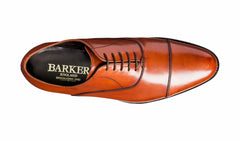 Duxford - Rosewood Calf - Toe Cap Oxford Shoe | Barker Shoes