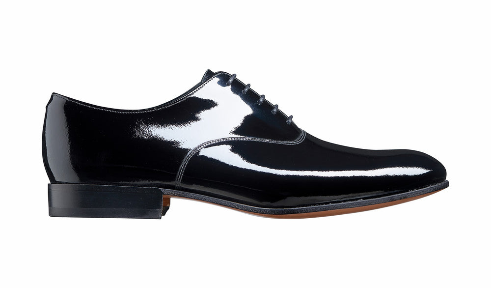 Madeley - Black Patent Oxford | Barker Shoes