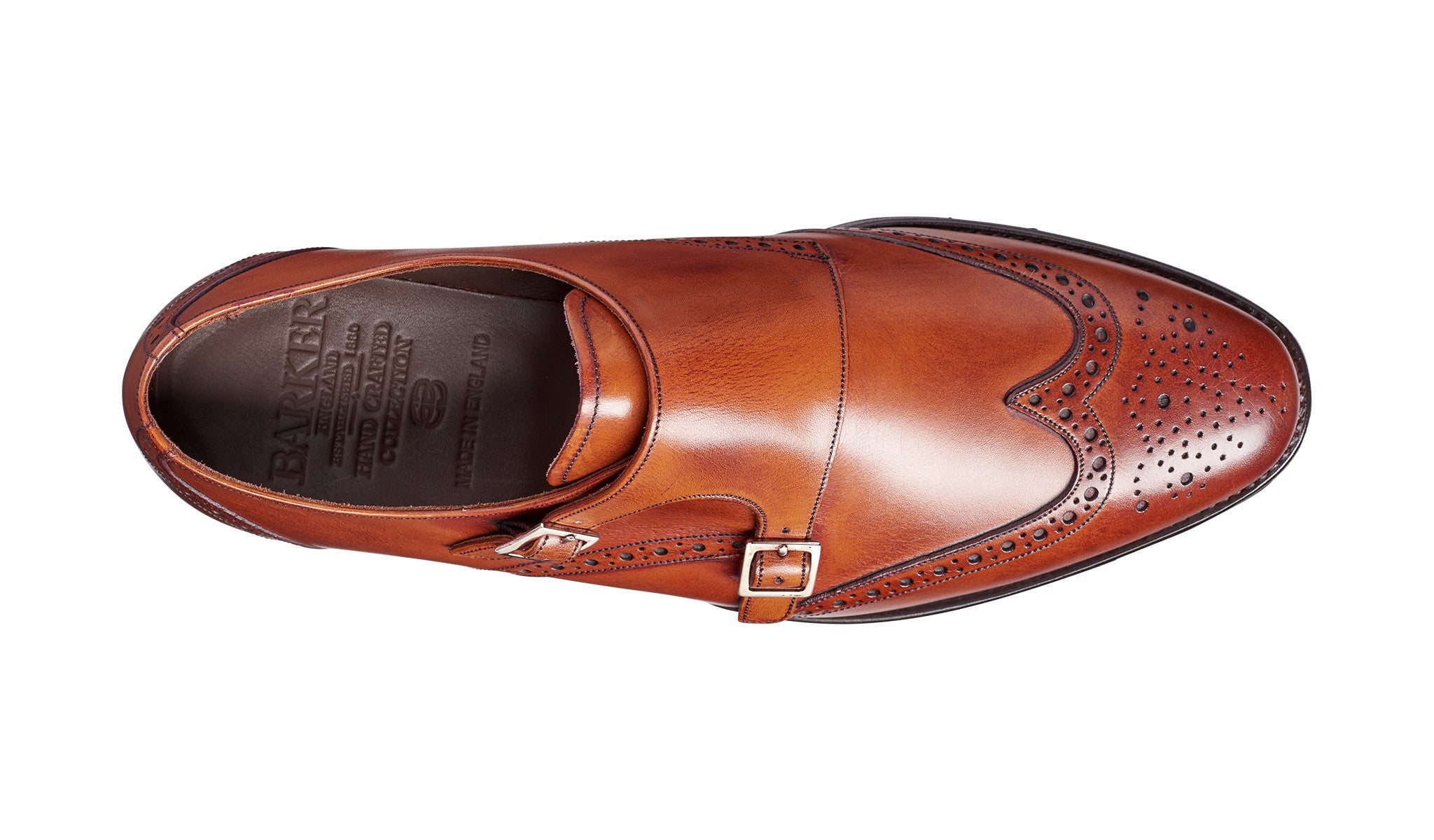 Fleet - Antique Rosewood Calf Wingtip Shoes | Barker Shoes