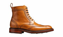 Calder - Cedar Calf Wing-cap Boot | Barker Shoes