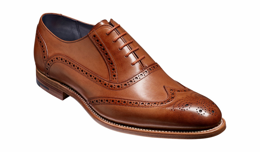 Valiant - Brown Hand Painted Brogue | Barker Shoes