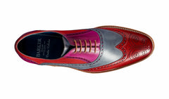 Valiant Multi - Red / Grey / Purple Hand Painted | Barker Shoes