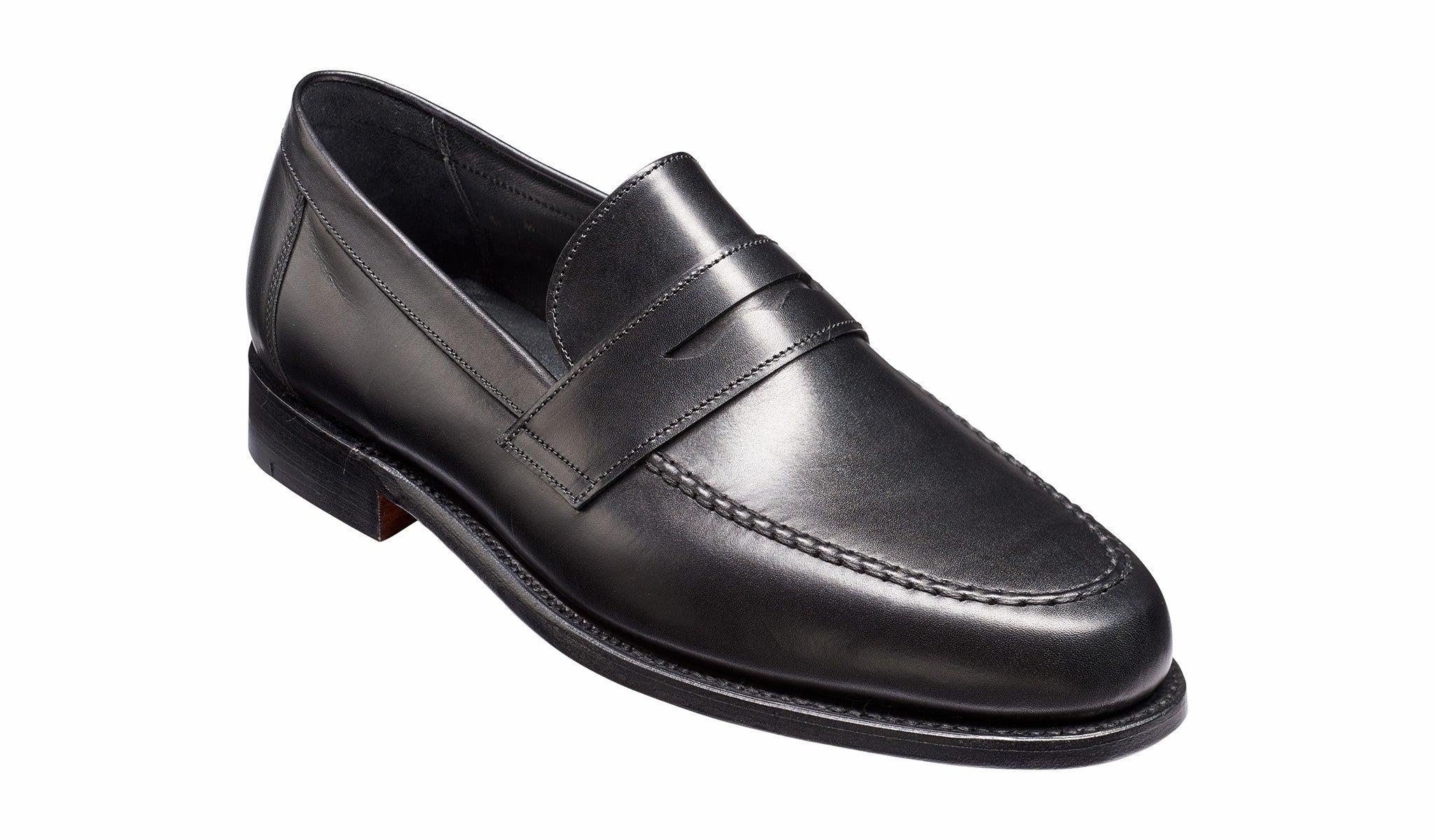 Jevington - Black Calf Loafer | Barker Shoes