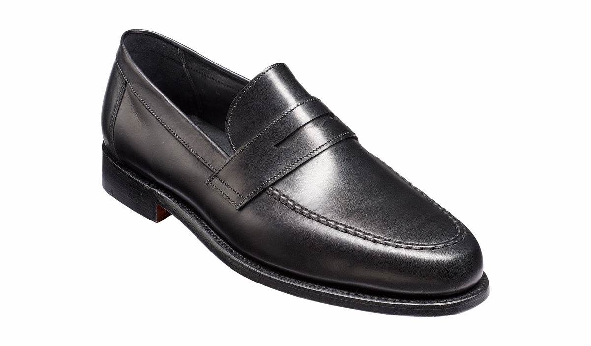 Jevington - Black Calf Loafer | Barker Shoes