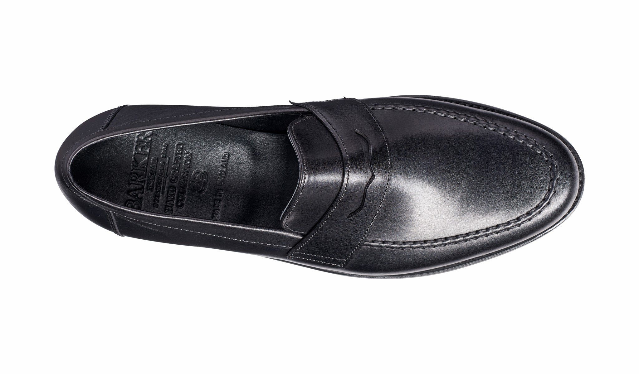 Jevington - Black Calf Loafer | Barker Shoes