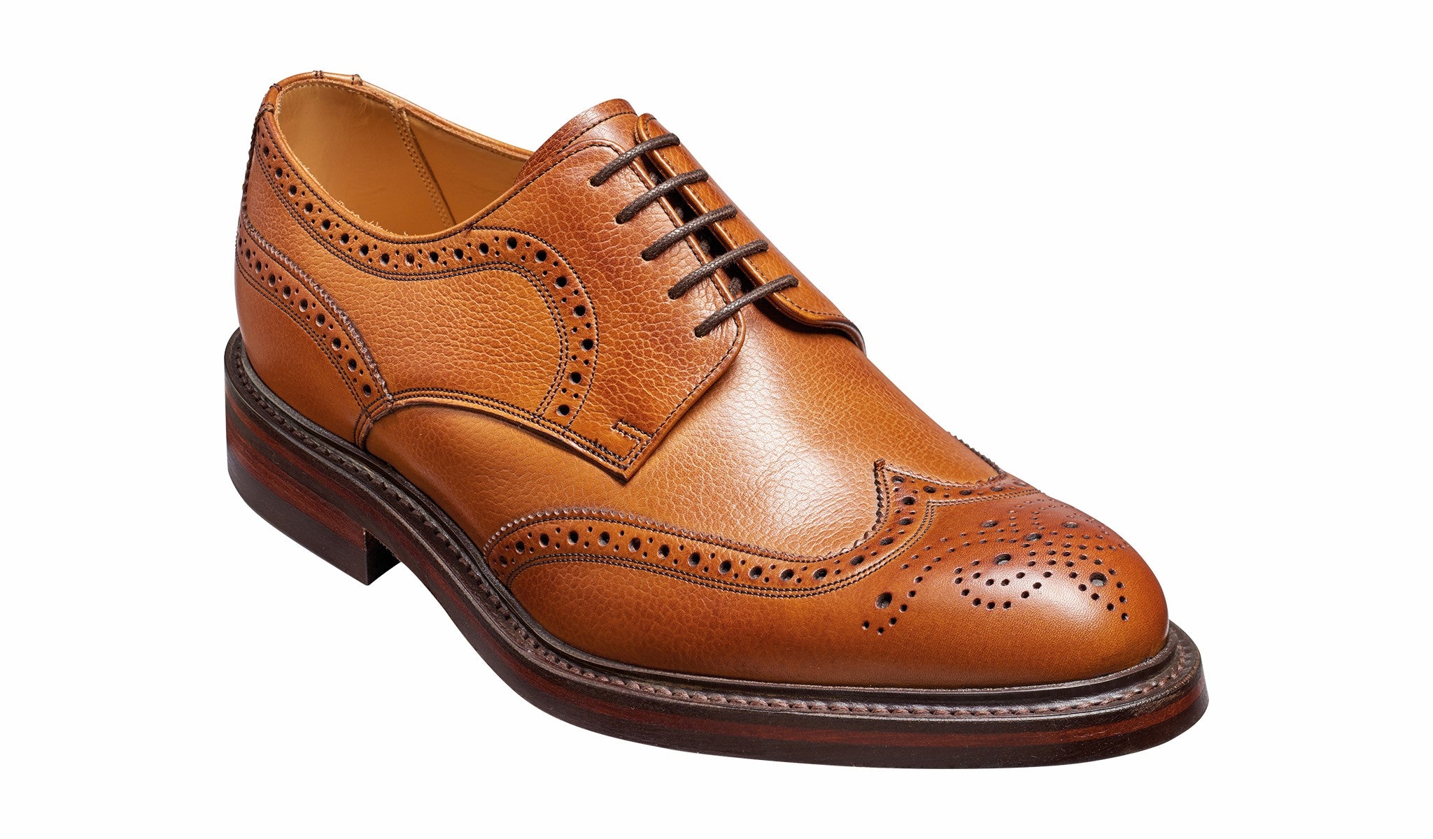 Kelmarsh - Cedar Grain Wingtip Brogue | Barker Shoes