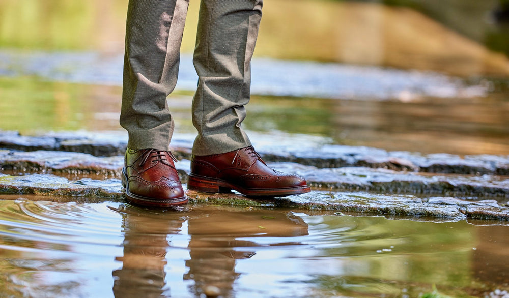Kelmarsh - Cedar Grain Wingtip Brogue | Barker Shoes