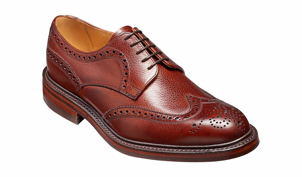 Kelmarsh - Cherry Grain Wingtip Brogue | Barker Shoes