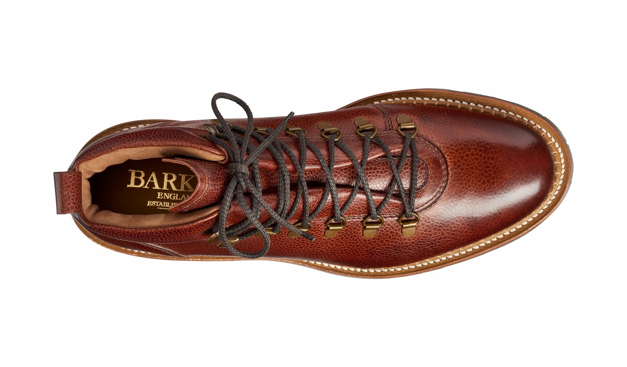 Glencoe - Cherry Grain - Hiker boot | Barker Shoes