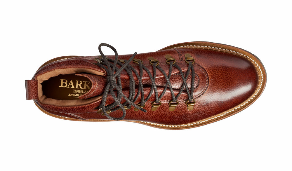 Glencoe - Cherry Grain - Hiker boot | Barker Shoes