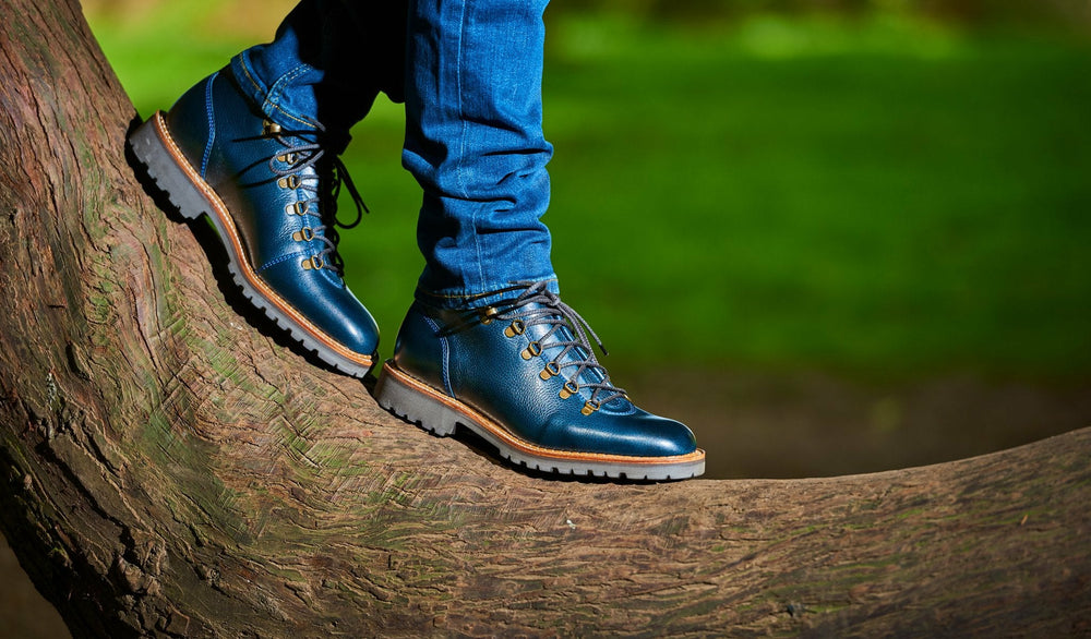 Glencoe - Cherry Grain - Hiker boot | Barker Shoes