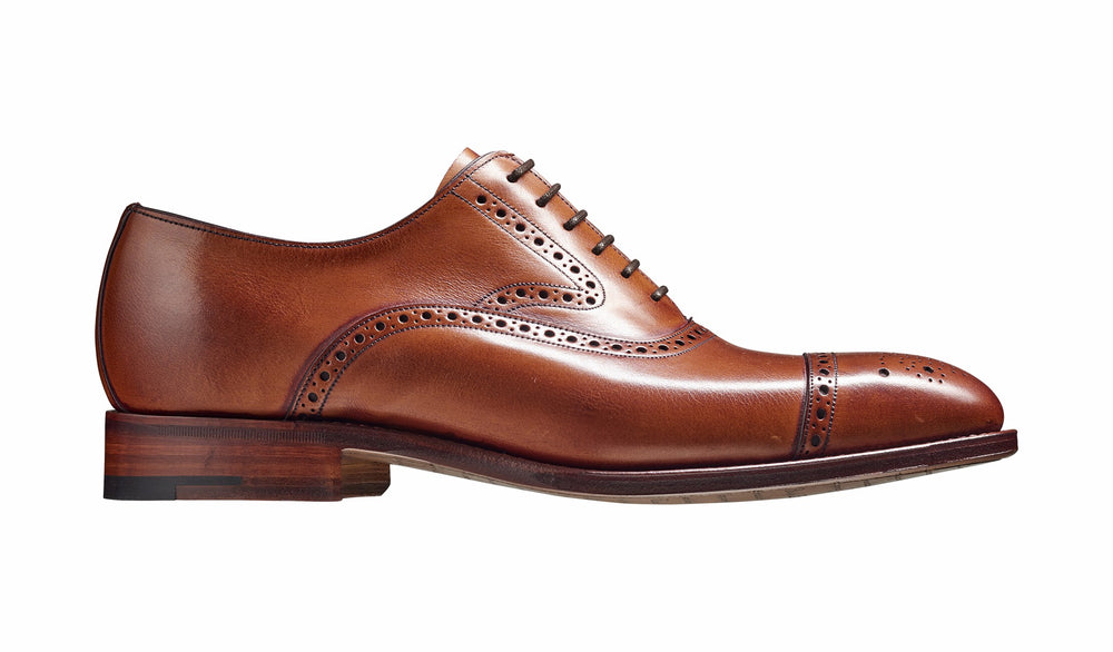Lerwick - Antique Rosewood Calf Oxford | Barker Shoes