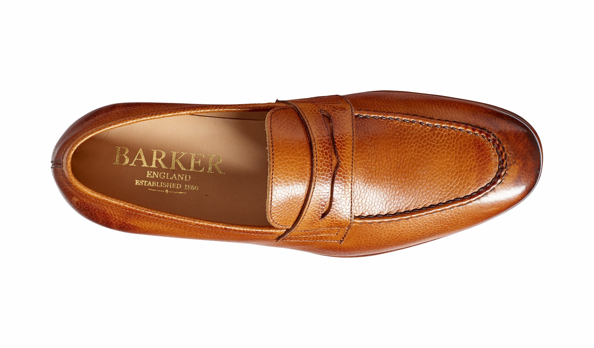 Ledley - Cedar Grain Loafer | Barker Shoes