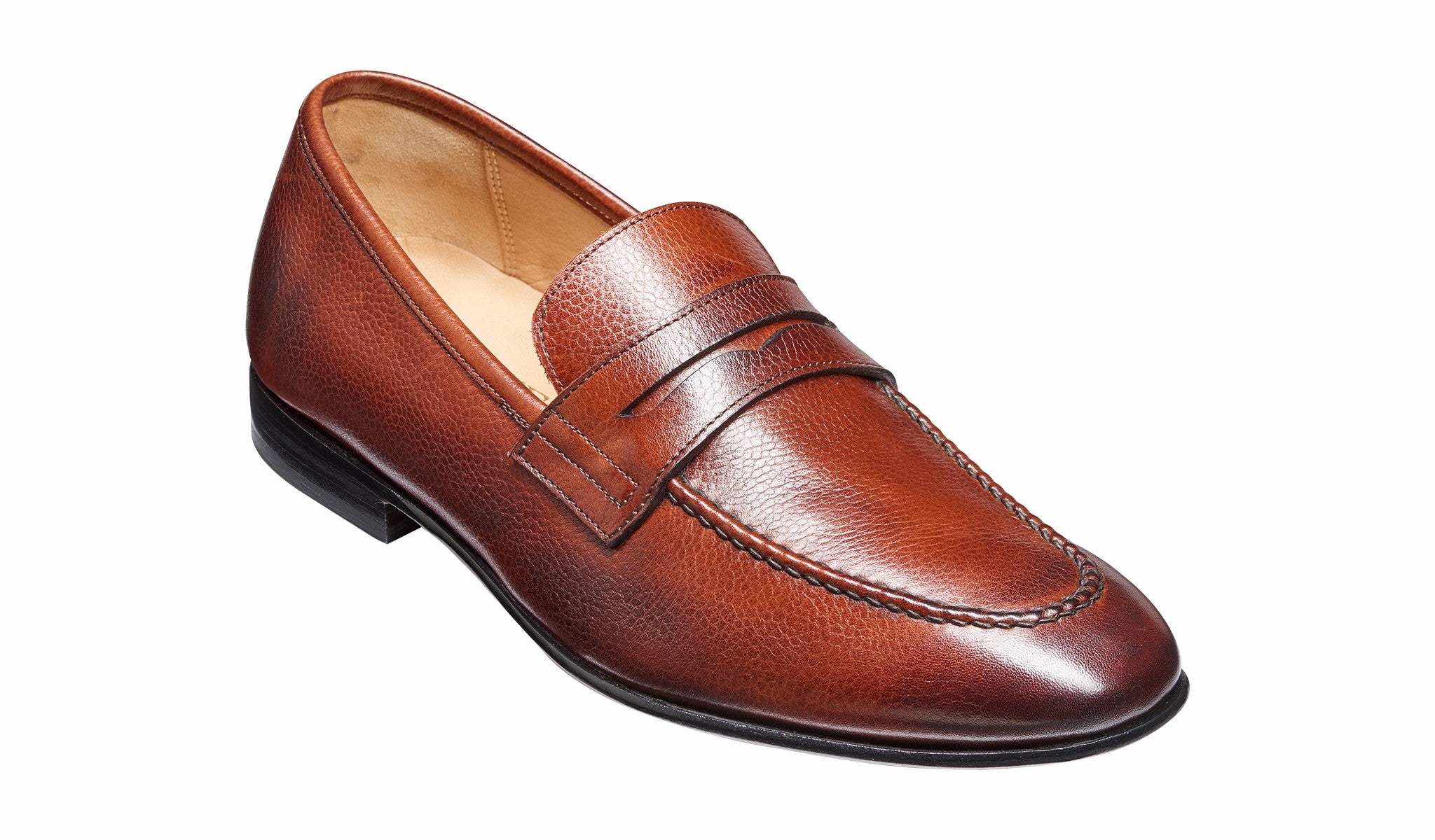 Ledley - Cherry Grain Loafer | Barker Shoes