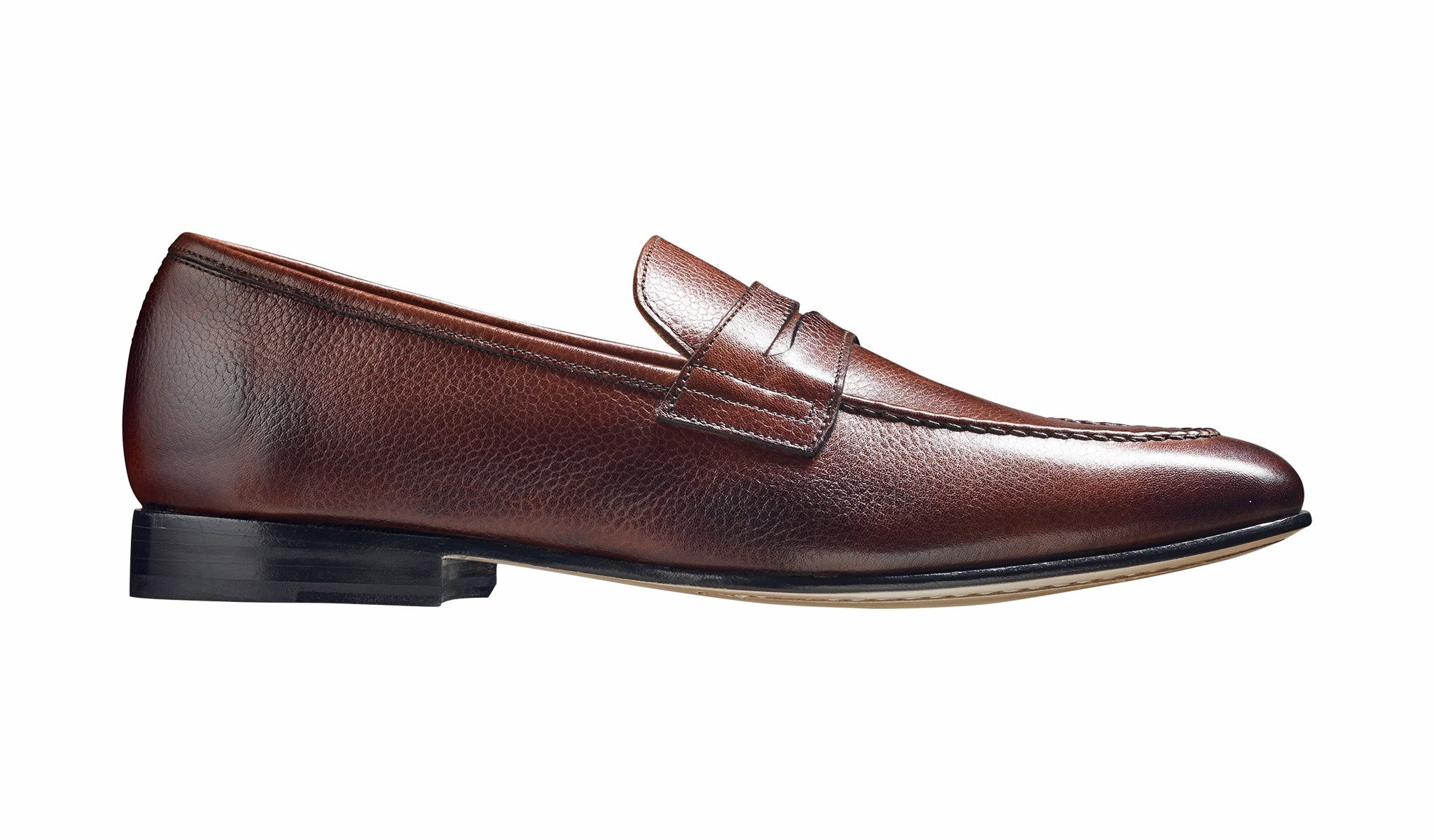 Ledley - Cherry Grain Loafer | Barker Shoes