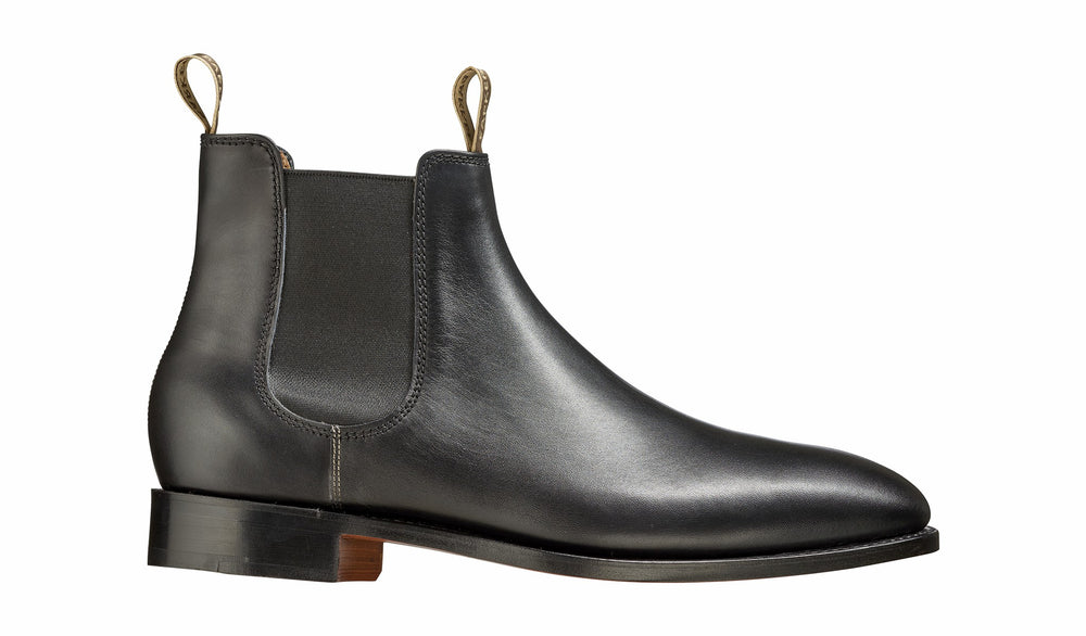 Mansfield - Black Calf Boot | Barker Shoes