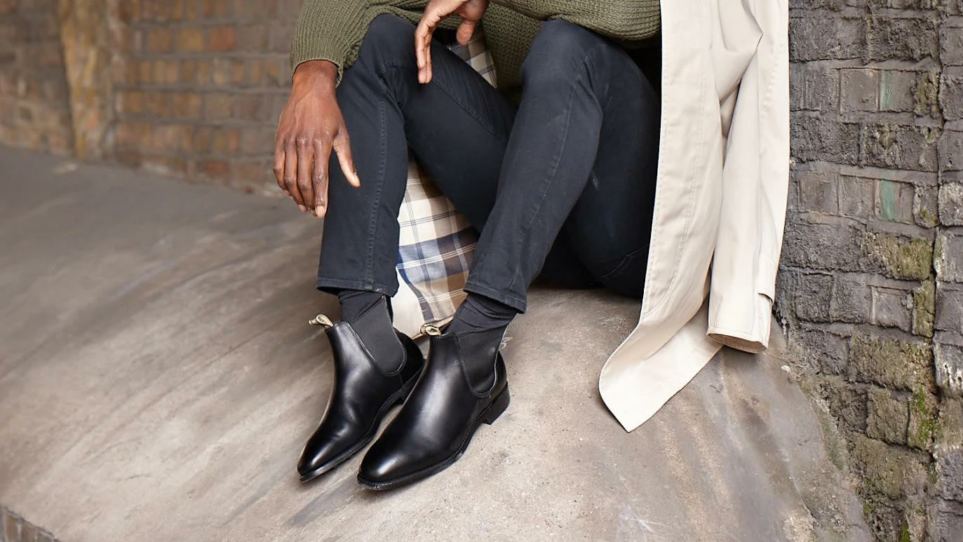 Mansfield - Black Calf Boot | Barker Shoes