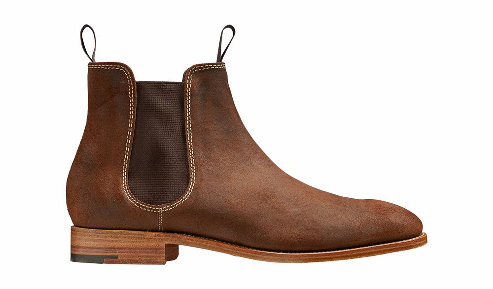 Mansfield - Brown Waxy Suede | Barker Shoes