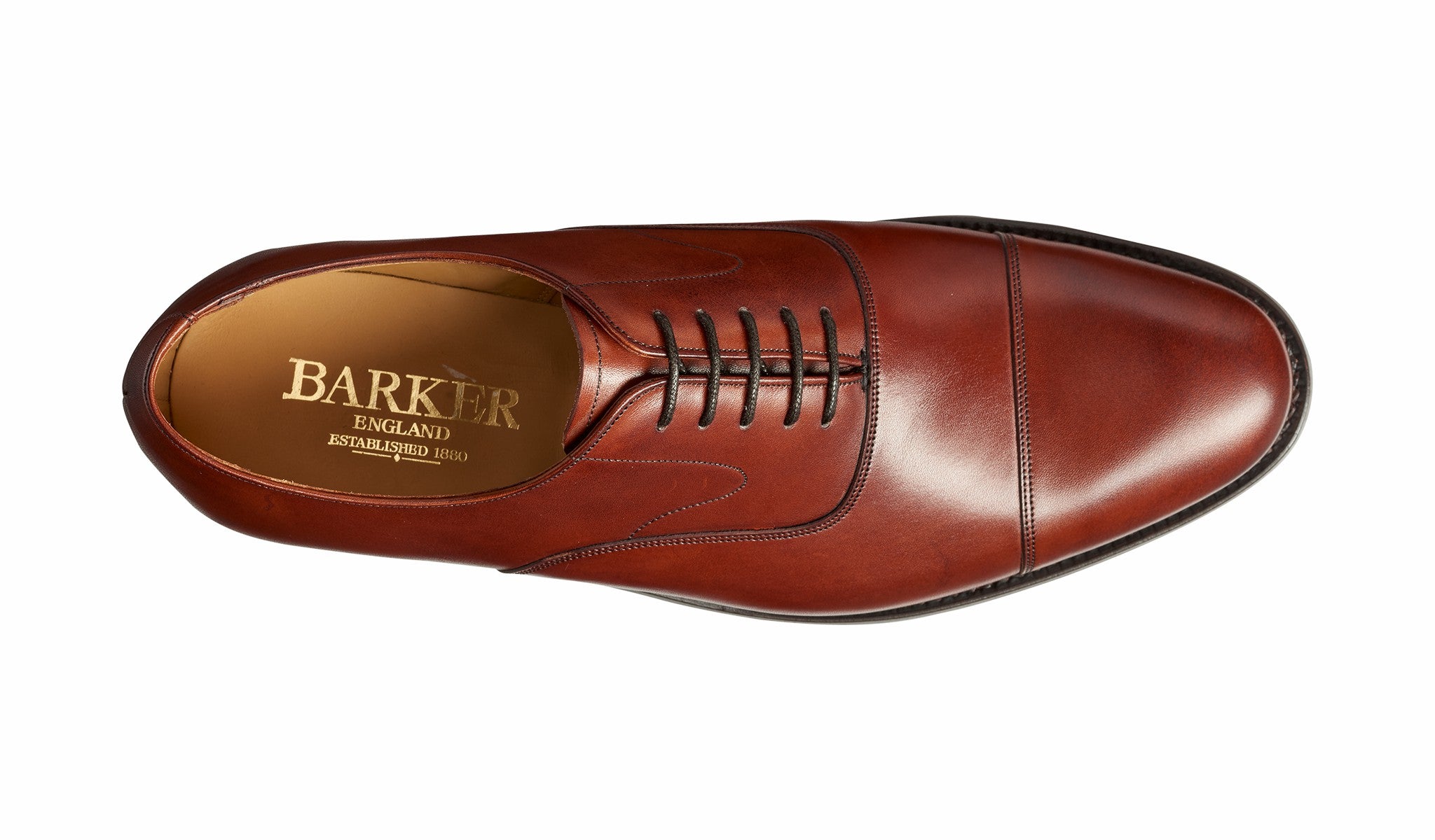 Malvern - Rosewood Calf Oxford | Barker Shoes