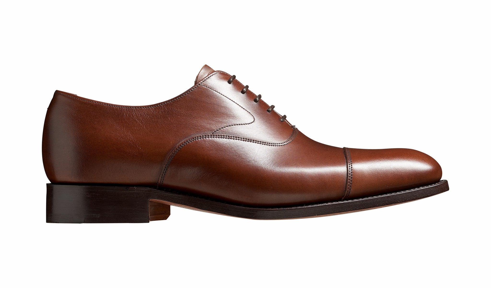 Malvern - Dark Walnut Calf Oxford | Barker Shoes