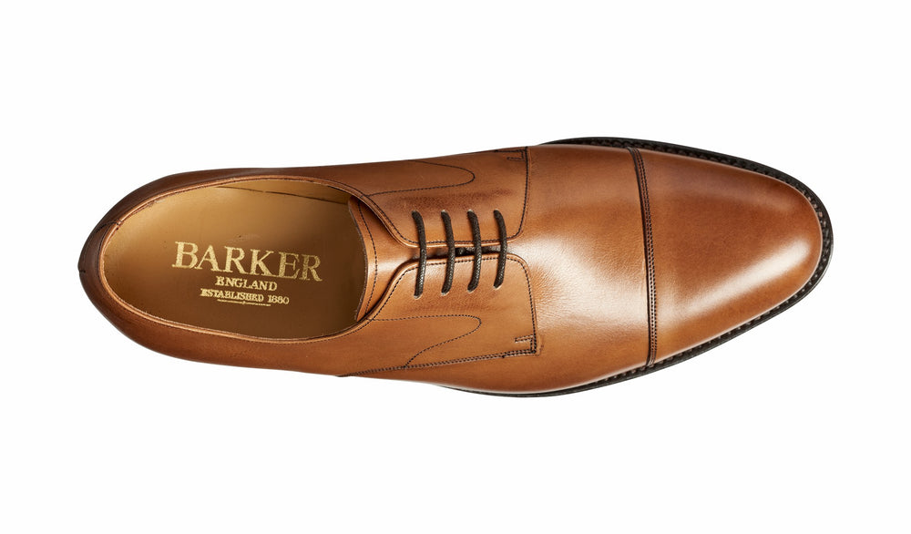 Morden - Conker Calf Toe Cap Derby | Barker Shoes