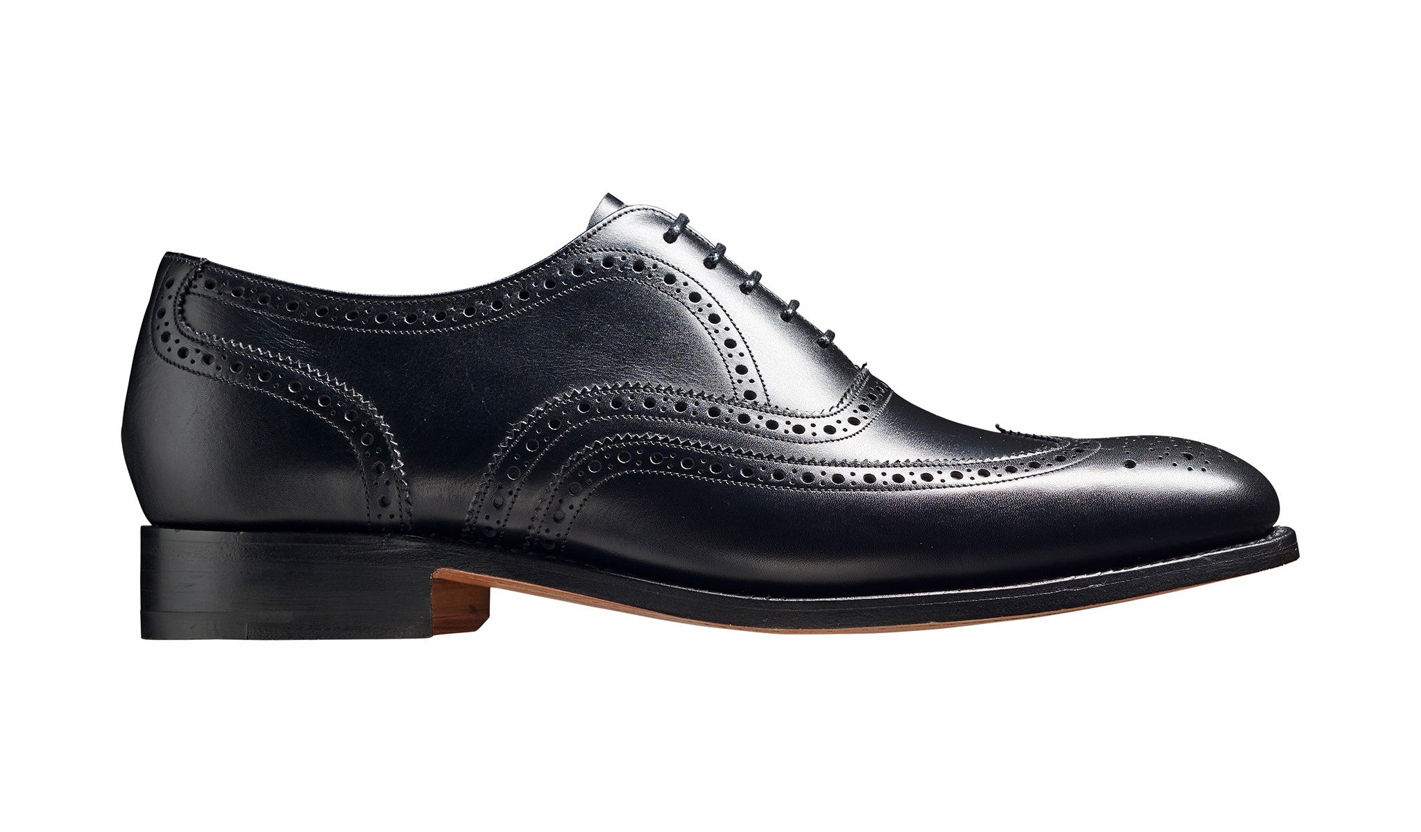 Malton - Black Calf Brogue | Barker Shoes
