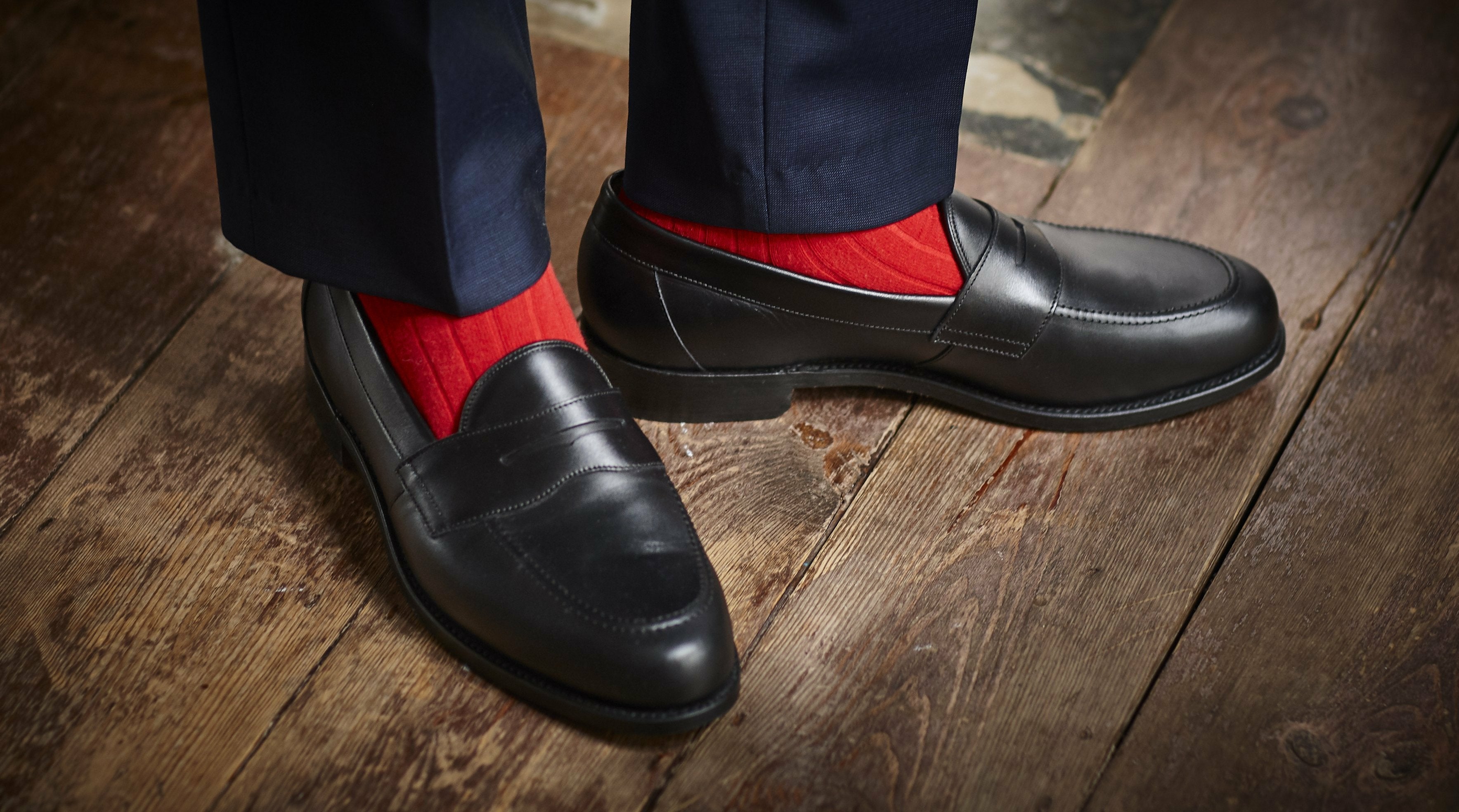 Portsmouth - Black Calf Penny Loafer | Barker Shoes