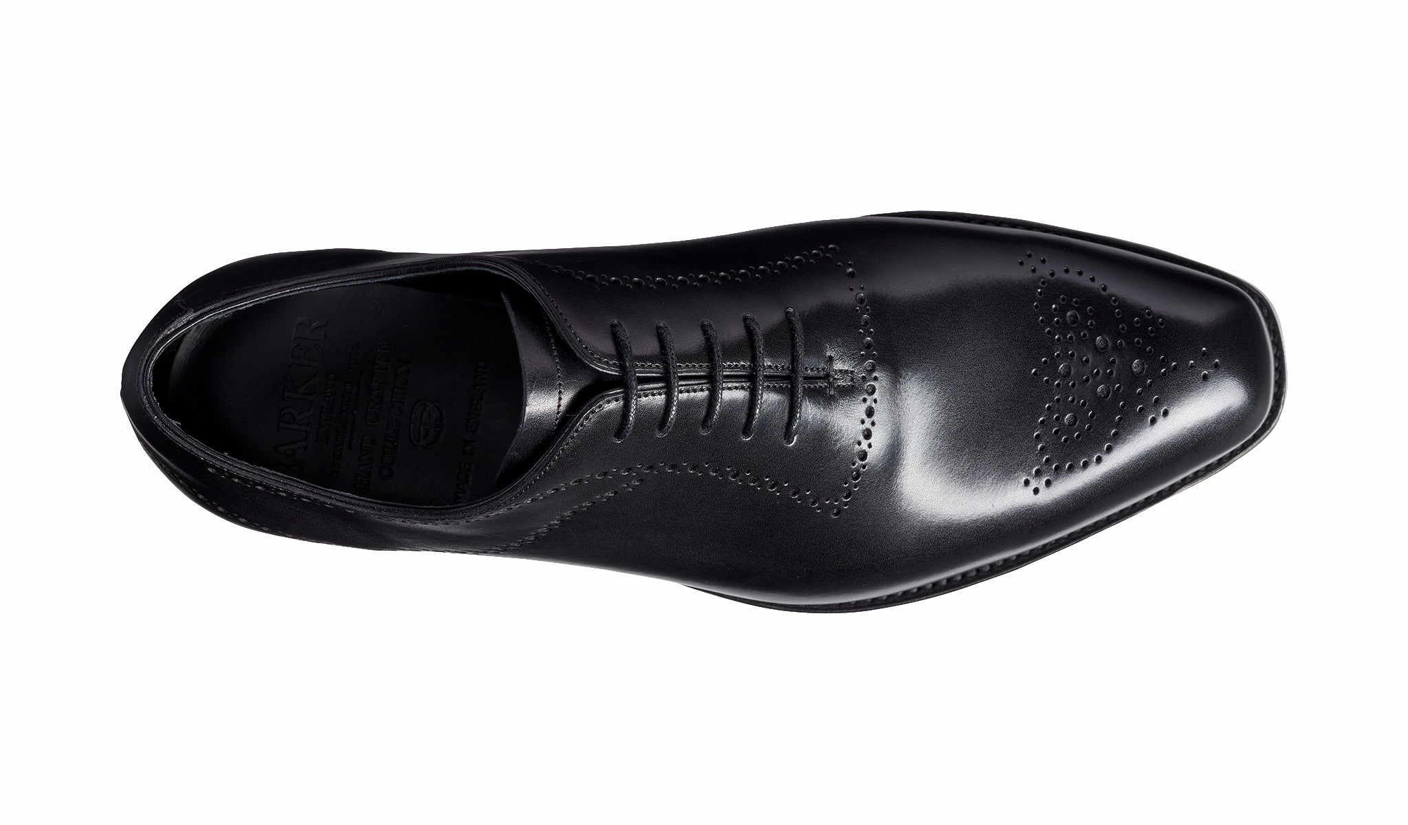 Plymouth - Black Calf Oxford | Barker Shoes