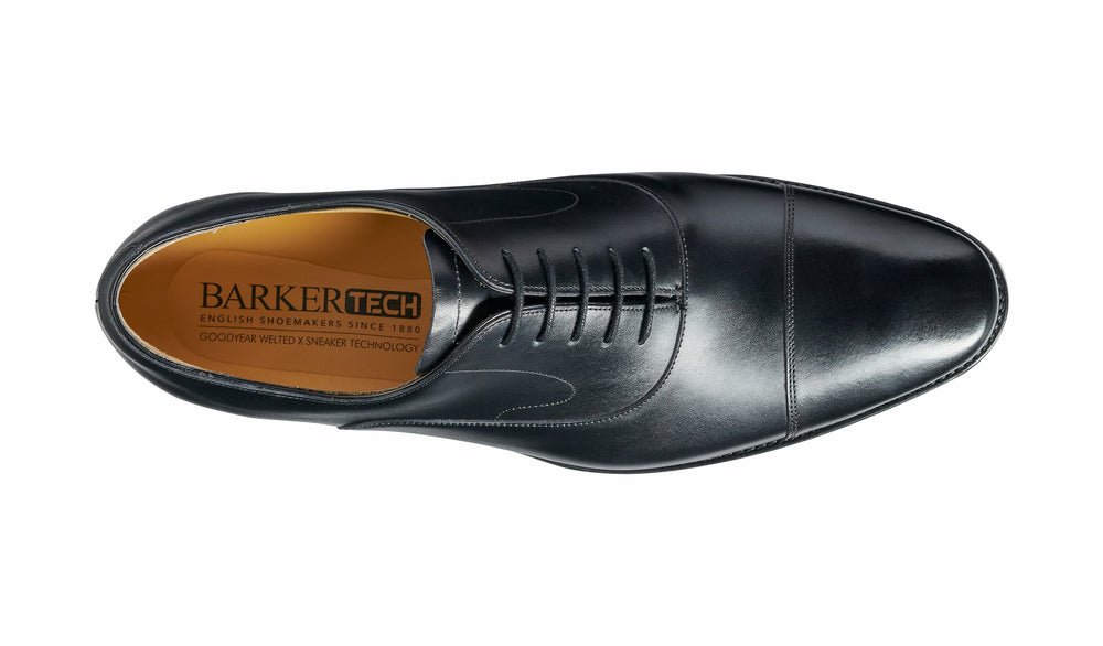 Wright - Black Calf Oxford Shoe | Barker Shoes