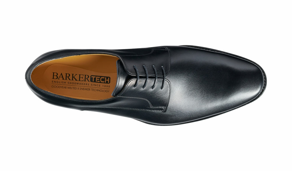 Ellon - Black Calf - Derby Shoe | Barker Shoes