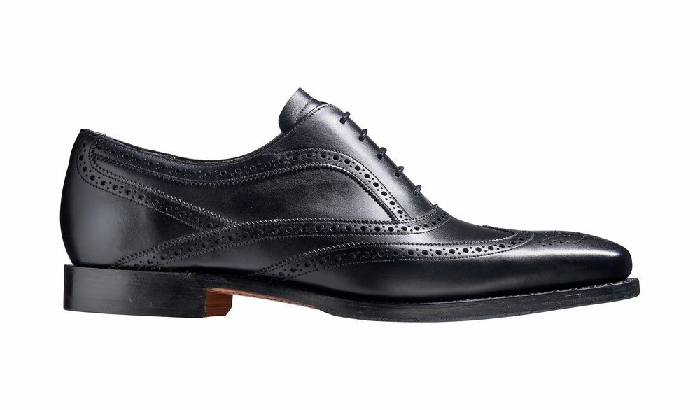 Turing - Black Calf Hand Stitched Oxford | Barker Shoes