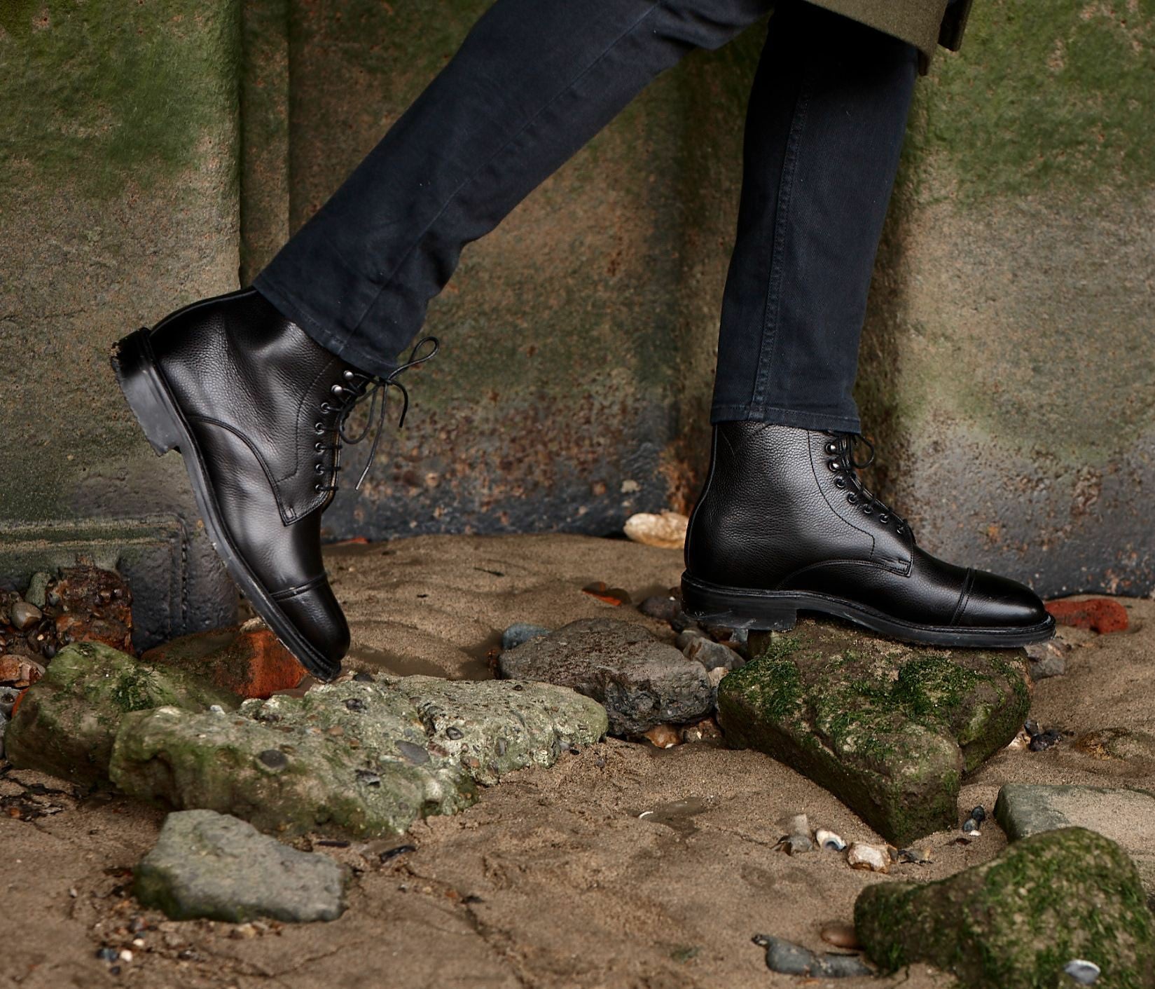 Donegal - Black Grain - Mens Top-cap Boot | Barker Shoes