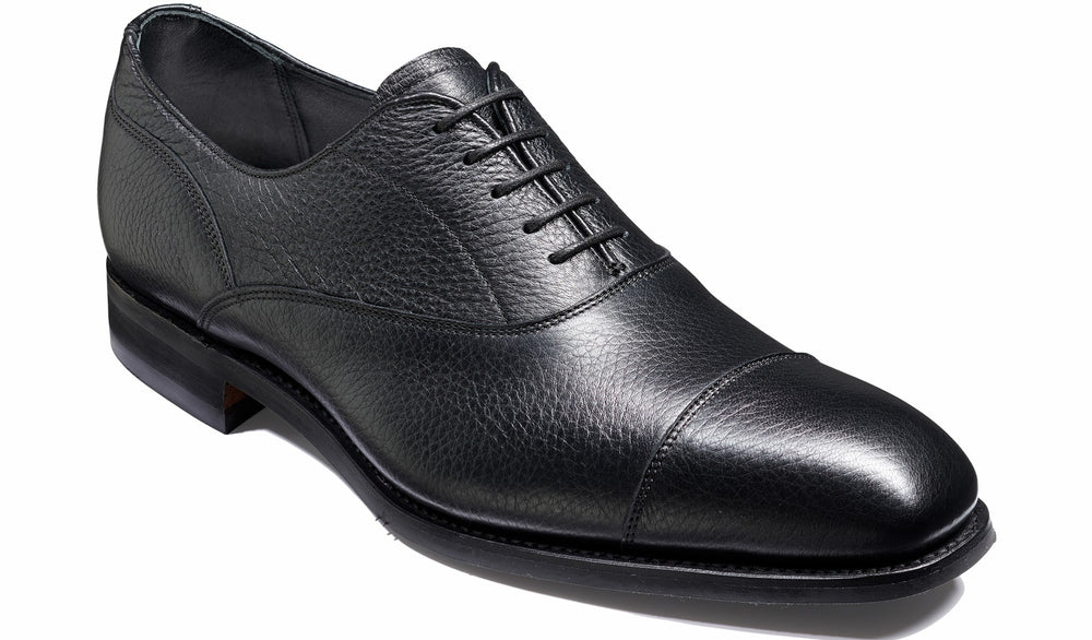 Newton - Black Deerskin | Barker Shoes