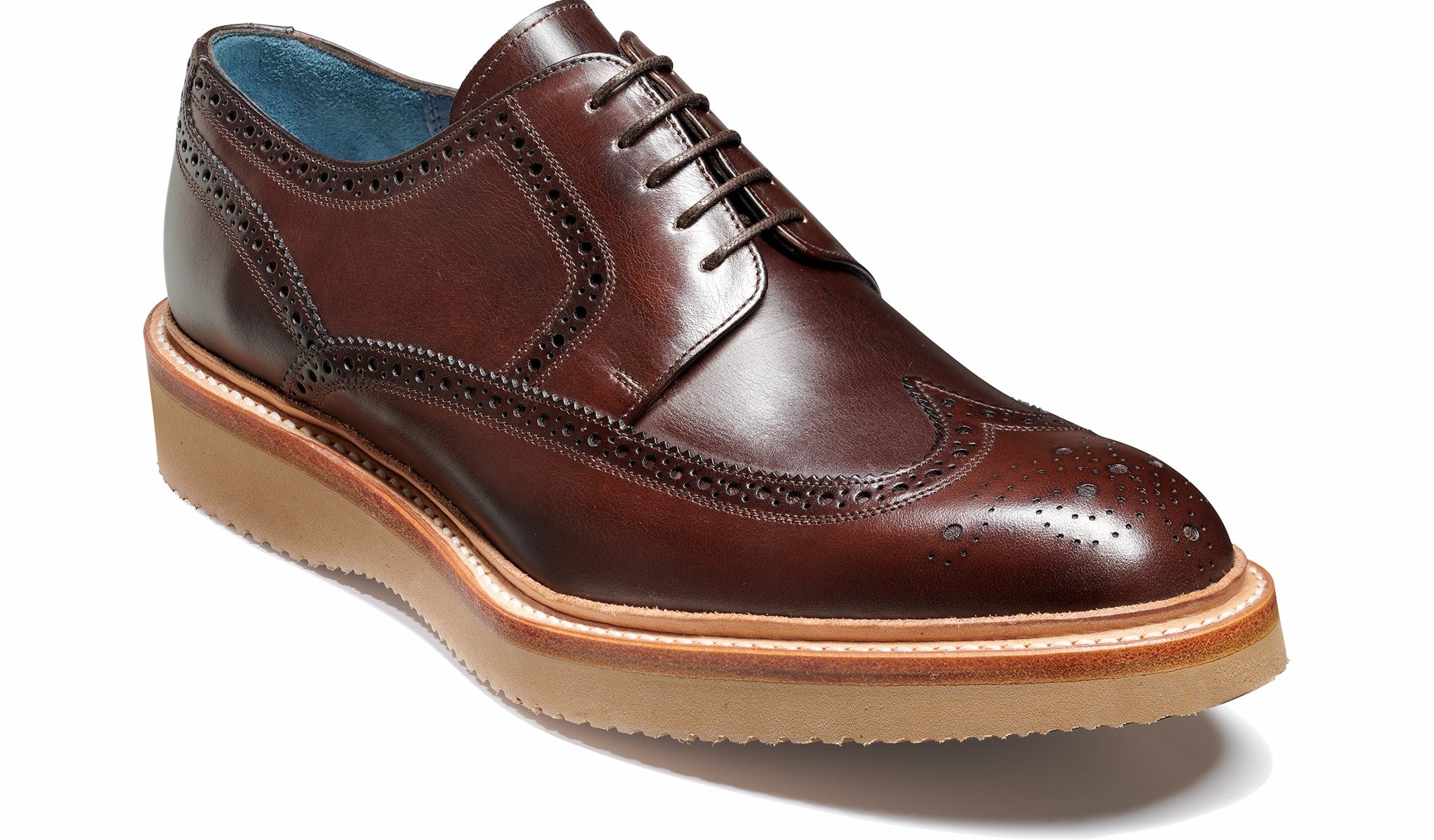 Bill - Chocolate Hand Painted | Barker Shoes